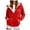 Red, variant on felwors Womens Fleece Lined Zip Up Hoodie Thermal Warm Sherpa Pullover Sweatshirts Love Heart Print Sweaters Cute Tops Blue, XL