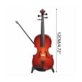 thumbnail image 3 of Chmadoxn Home Decor, Room Decor, Wall Decor Mini Musical Instrument Violin Model Ornaments Musical Instrument Model Training School Teacher Graduation Gift the violin, 3 of 9