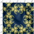 thumbnail image 2 of Soimoi Blue Velvet Fabric Florals Floral Decor Fabric Printed Yard 58 Inch Wide, 2 of 6