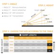 thumbnail image 4 of 3FT Wheelchair Ramp Stairs Ramps Compact & Portable Folding ramps Aluminum, 4 of 10