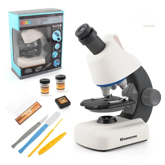 Jouet portable microscope pour Enfants Jouet Expérience de science Biologique Jouet de science et d'Éducation microscope multiple Haute Définition
