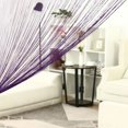 thumbnail image 2 of PiccoCasa 1 Panneau Rideau à Franges pour Porte, 39"x79 Pouces Violet Foncé, 2 of 6