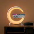 thumbnail image 1 of Lampe LED Merkury Innovations avec chargeur sans fil et réveil – Lot de 1, 1 of 9