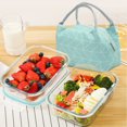 thumbnail image 1 of LEEYNEER Liquidation! Boîte à Bento Mode Bien Conçu Sac à Lunch Isolé Portable Sac à Lunch Chaud pour le Travail au Bureau Boîte à Lunch Réutilisable Sac à Lunch Isolé Multicolore, 1 of 3