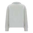 thumbnail image 5 of MeetoTime Half Zip Sweatshirt for Women Fall Casual Drop Shoulder Long Sleeve Pullover Tops, 5 of 5
