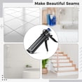 thumbnail image 4 of Manual Cartridge Caulking Gun, Double Component Dripless Adhesive Cartridge Applicator, 28:1 High Thrust ratio Dual Epoxy Gun for Panel Board Tile Bond, Compatible with 400ml/13.5oz 1:1 Dual Cartridge, 4 of 6