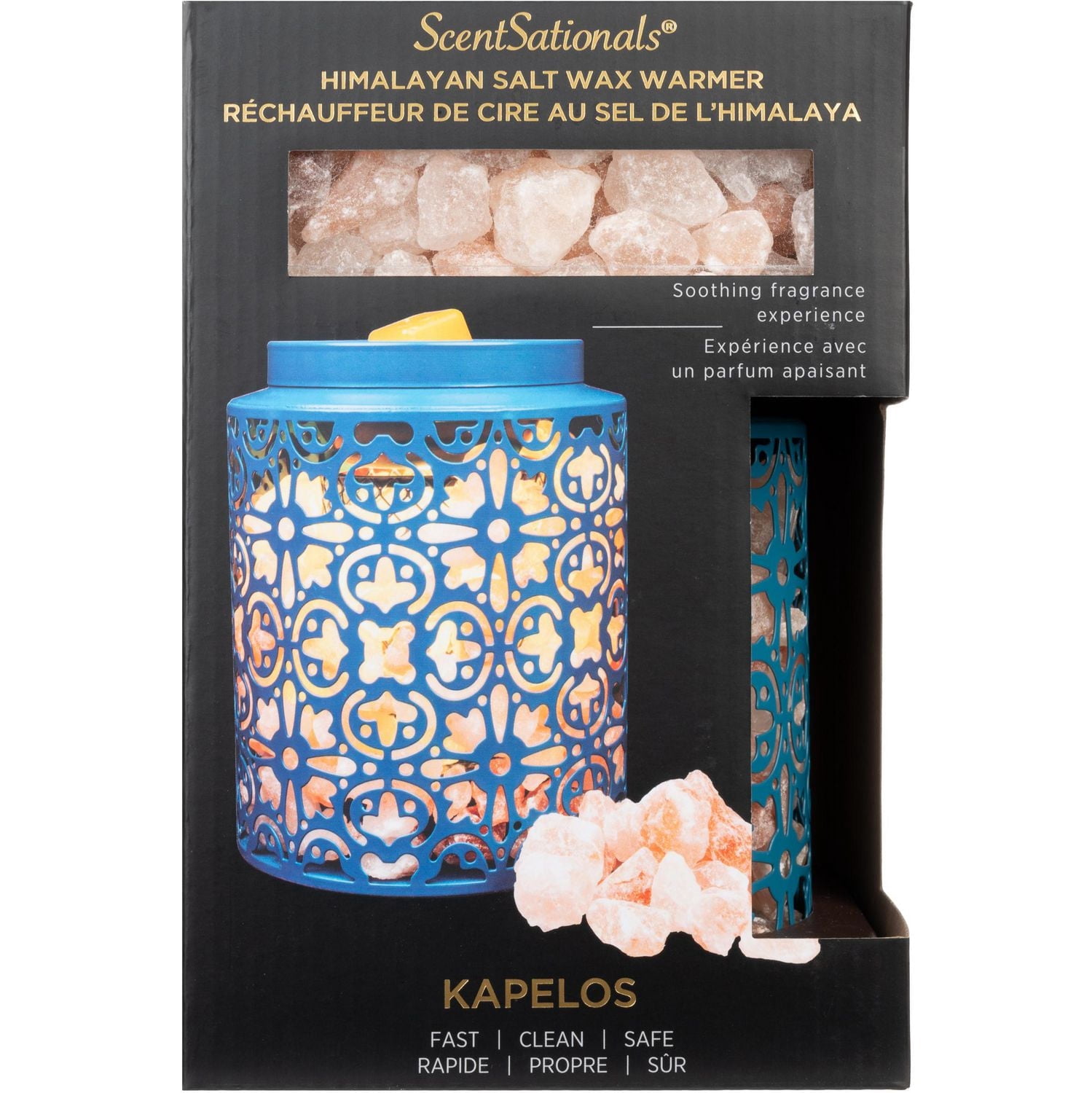 ScentSationals Réchauffeur de cire au sel de l’Himalaya - Kapelo