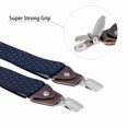 thumbnail image 2 of Buyless Fashion Bretelles pour Hommes - Sangles Élastiques Réglables 48 Pouces 1 1/4 Pouces - Forme Y, 2 of 7