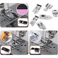 thumbnail image 4 of 11 Pieces Multi-functional Presser Foot Set for Sewing Machine by W6, Brother, Singer, 4 of 7