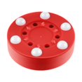 thumbnail image 1 of Siruishop Rondelle de Hockey à Roulettes Rondelle de Hockey de Rue Lisse Portable Rondelle de Hockey sur Glace Rondelle d'Entraînement pour Compétition Enfants Adultes Débutants Rouge, 1 of 8