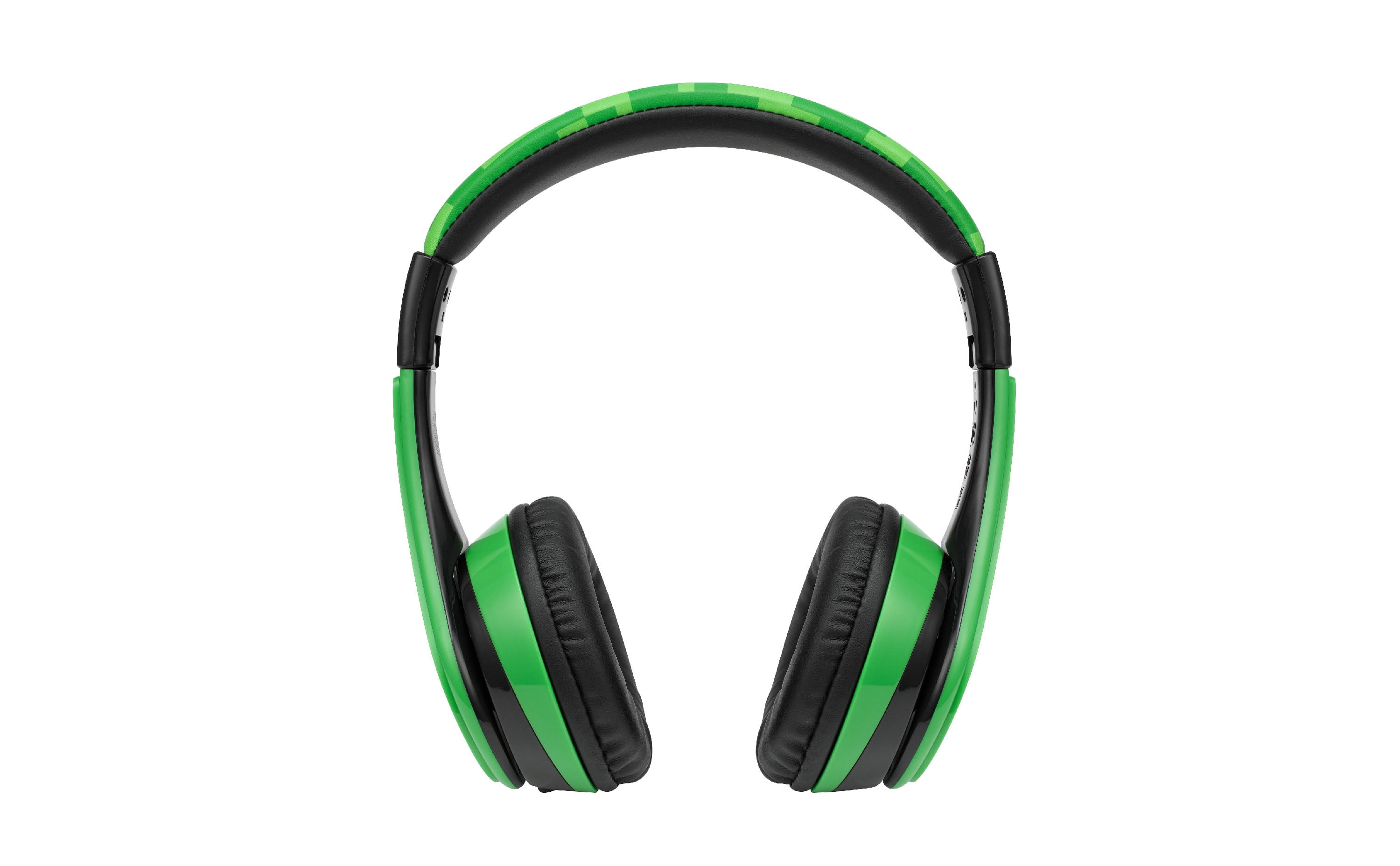 eKids Minecraft Kids Bluetooth Headphones, Wireless Headphones with Microphone Includes Aux Cord, Volume Reduced Kids Foldable Earphones