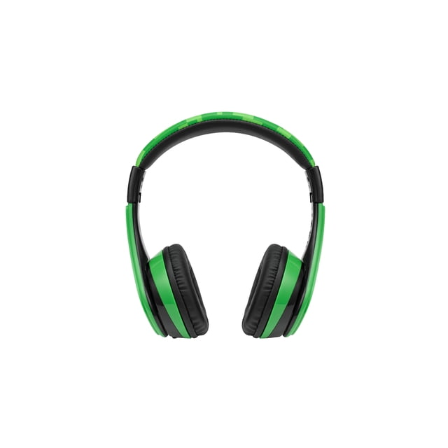Casque Bluetooth eKids Minecraft pour Enfants, Casque Sans Fil avec Microphone, Câble Aux Inclus, Casque Pliable pour Enfants avec Volume Réduit