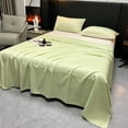 thumbnail image 2 of Sentmoon Queen Bed Sheets Silk Sheets Easy Care Solid Color Ease Friendly Washable Sheets Luxurious Silk Bedding, 2 of 7