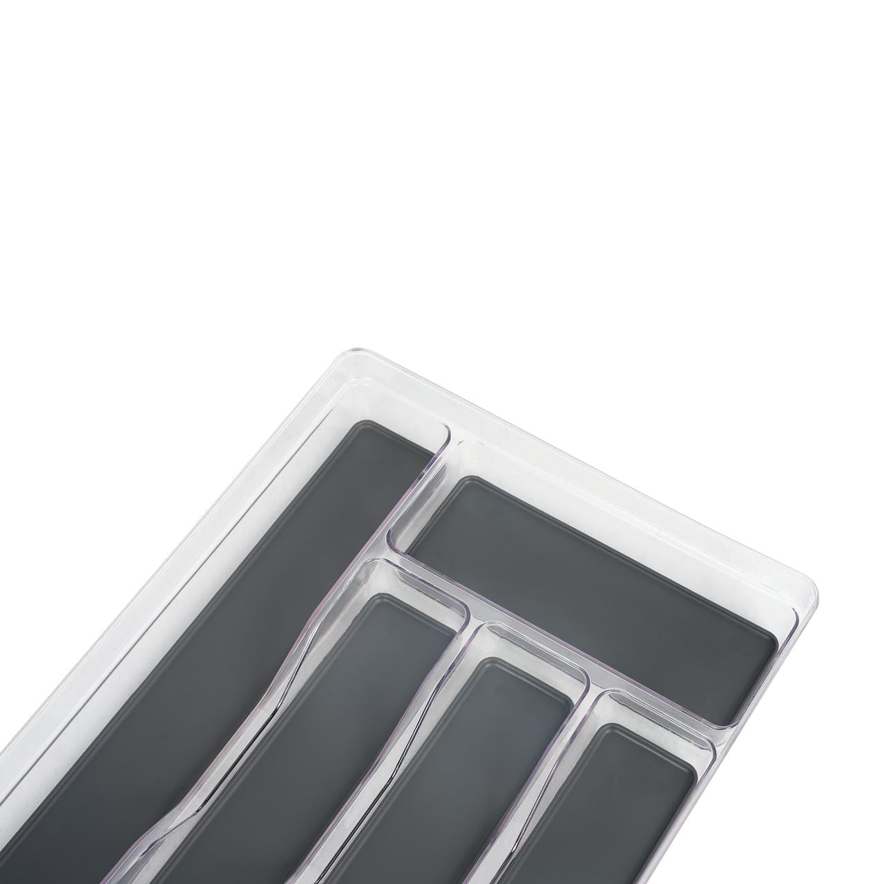 Mainstays Plateau à Couverts en Plastique Antidérapant, range-ustensiles de cuisine pour tiroir, lot de 1