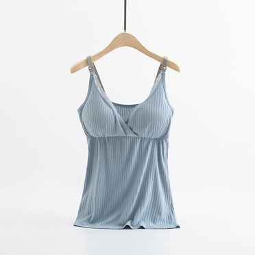 QIPOPIQ Womens Maternity Tank Top Sleeveless Lace Crochet Trim Peplum Cami Shirts Clearance
