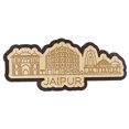 thumbnail image 5 of Printtoo Monuments en Bois Gravés Jaipur Inde Aimant de Frigo Souvenir Cadeau Objets de Collection, 5 of 5