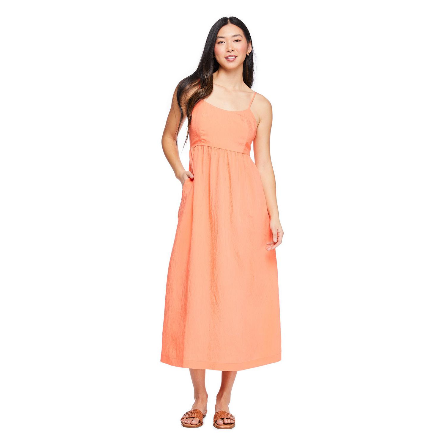 Robe longue et fluide George pour femmes