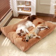 EGNMCR Dog Bed, Cat Bed, Pet House Dog Kennel Dog Mat Cats Mat Winter Thickened Warm Removable Washable Pet Supplies Dogs kennel