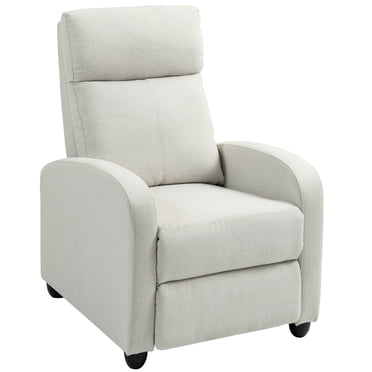 HOMCOM Push Back Recliner Chair Home Theater Seating with Padded Seat