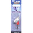 thumbnail image 2 of Blue Fox Classic Vibrax 3/16 oz, Silver/Fluorescent Red, 2 of 2