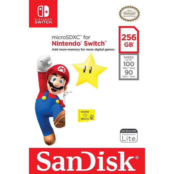 SanDisk 256GB microSDXC Card for Nintendo Switch - Walmart.ca