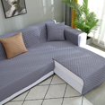 thumbnail image 3 of 2024 L Shape Sofa Slipcover Reversible Sectional Couch Cover Chaise Lounge Cover Furniture Protector Cover Large Size Gray, 3 of 12
