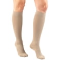 thumbnail image 1 of Truform Knee High Trouser Socks, Diamond Pattern: 15 - 20 mmHg, Tan, Large, 1 of 7