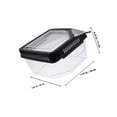 thumbnail image 4 of OULII Transporteur Rectangulaire en Plastique pour Terrariums de Reptiles 1 Pcs, 4 of 8