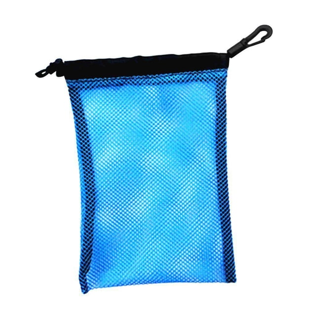 tredstone Dive Swimming Drawstring Mesh Bag Storage for Diving Scuba Snorkel Gear Blue