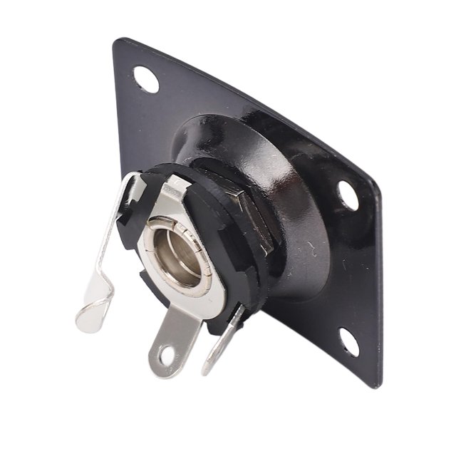 Plaque de Sortie Guitare Jack, Guitare Électrique Forme Carrée Métal Compact Jack Jack Plaque de Prise pour Telecaster