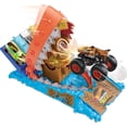 thumbnail image 3 of Hot Wheels Monster Trucks Arena Smashers Treasure Chomp Challenge Playset, 3 of 5