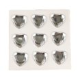 thumbnail image 2 of 10 Sheets Rhinestone Stickers Children Hand Acrylic Decals Kids Crafts Stickers Three-dimensional Student DIY Love Heart Crafts Label Table Party White, 2 of 7