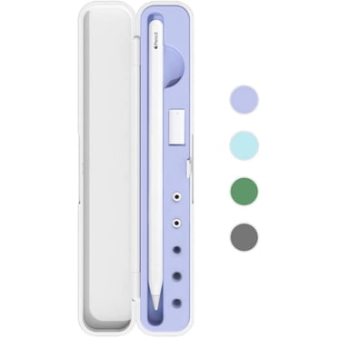INNOTECH Carrying Case for Apple Pencil 2nd Gen and 1st Generation - Storage Box with Lid for Apple Pencil - Pen Protective Case for iPad Pencil - Holder Accessories - Shock-Absorption