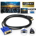 thumbnail image 2 of HD Cable 1080P Stable Transmission Hdmi to Vga Cable Fire-proof G5F7, 2 of 9