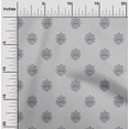 thumbnail image 1 of oneOone Cotton Cambric Fabric Floral Block Printed Fabric 1 Yard 56 Inch Wide, 1 of 4