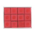 thumbnail image 3 of fastboy 12Pcs Pool Cue Chalks Increase Friction Snooker Supplies Red Cue Tip Accessories, 3 of 6
