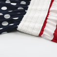 thumbnail image 3 of Mom Child Family Independence Day Stripes Patchwork Boho Maxi Dress, 3 of 6