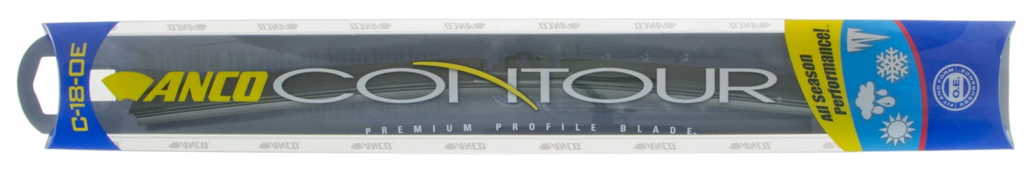 ANCO Wipers C-18-OE Windshield Wiper Blade Contour OE Replacement; 18 Inch