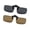 Black+Brown, variant on Joopin 2 Pairs Polarized Clip On Sunglasses Over Eyeglasses for Men Women UV Protection (black+brown)