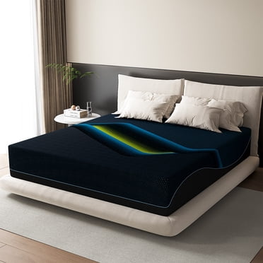 Crystli 12 Inch Full Size Gel Memory Foam Mattress in a Box