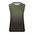 thumbnail image 5 of DPTALR Débardeur Sans Manches Dégradé pour Hommes Imprimé Non Positionné Col Rond T-shirt Sans Manches Décontracté Sport, 5 of 5