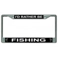 thumbnail image 1 of Je Préférerais Pêcher Plaque d'Immatriculation Photo Cadre Sans Vis Capuchons avec Ce Cadre, 1 of 2