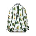thumbnail image 3 of Green Avocado Students Backpack Fresh Avocado Pattern School Bag with Avocado Lover Design, Durable and Lightweight, 3 of 5