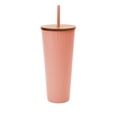 thumbnail image 1 of Mainstays Gobelet à Bec Tourbillon Rose en PET Recyclé 32 oz, 1 of 5
