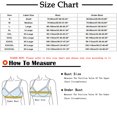 thumbnail image 2 of Virmaxy Womens Wireless Bra Oversized Soft Cotton Cup with No Steel Ring Cover Front Zipper Printing Chest Lifting Side Collection and Beautiful Back Underwear Yellow XXXXXXL, 2 of 2