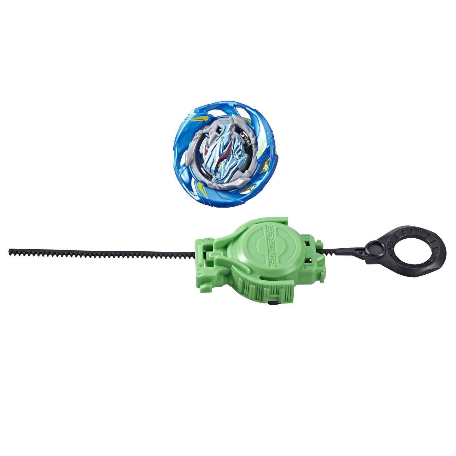Beyblade Burst Turbo Slingshock - Kit de départ Air Knight K4 – Toupie de combat avec propulseur à rotation droite/gauche