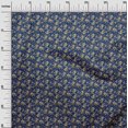 thumbnail image 3 of oneOone Rayon Indigo Blue Fabric Floral Craft Projects Decor Fabric Printed By The Yard 56 Inch Wide, 3 of 4