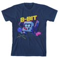 thumbnail image 2 of Brawl Stars 8-Bit Kids Navy Blue T-Shirt, 2 of 3