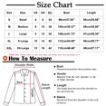 thumbnail image 3 of Yuyuzo Womens Puff Long Sleeve Shirts Collared Button V Neck Tunic Tops Textured Loose Fall Blouses, 3 of 7