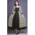 thumbnail image 2 of Bimba Robe Anarkali Imprimée pour Femmes Kurti Longue Évasée Style Chic Kurta Ethnique, 2 of 6